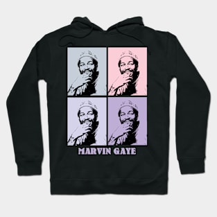 Marvin Gaye 80s Pop Art Hoodie